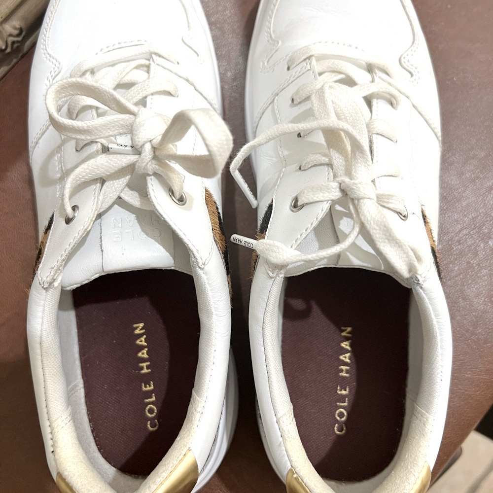 Cole Haan Grand Crosscourt Leather Shoes Sneakers Women's Size 8 - Picture 4 of 7